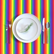 Rainbow Pride Stripes 1/2 inch (vertical)