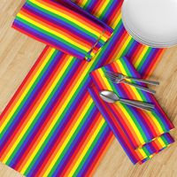 Rainbow Pride Stripes 1/2 inch (vertical)