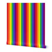 Rainbow Pride Stripes 1/2 inch (vertical)