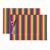 Rainbow Pride Stripes 1/2 inch (vertical)