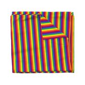 Rainbow Pride Stripes 1/2 inch (vertical)