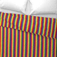 Rainbow Pride Stripes 1/2 inch (vertical)