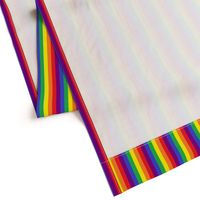 Rainbow Pride Stripes 1/2 inch (vertical)