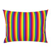 Rainbow Pride Stripes 1/2 inch (vertical)