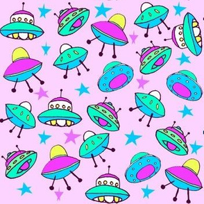 Cute Pink UFOs