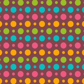 chocolate and polka dots