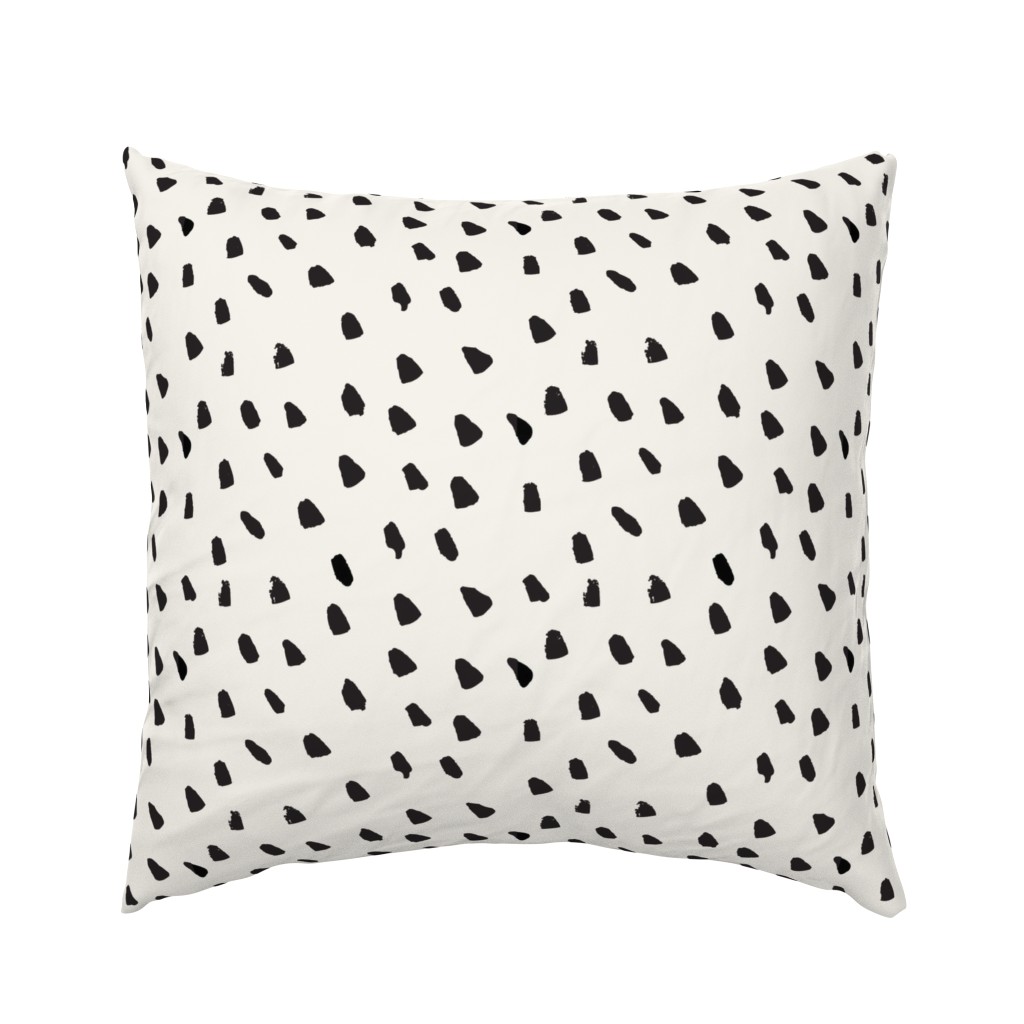 Painted Dots on Cream - Medium