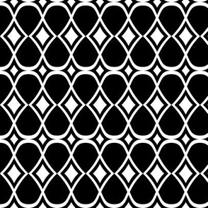 Infinity - Geometric Black & White