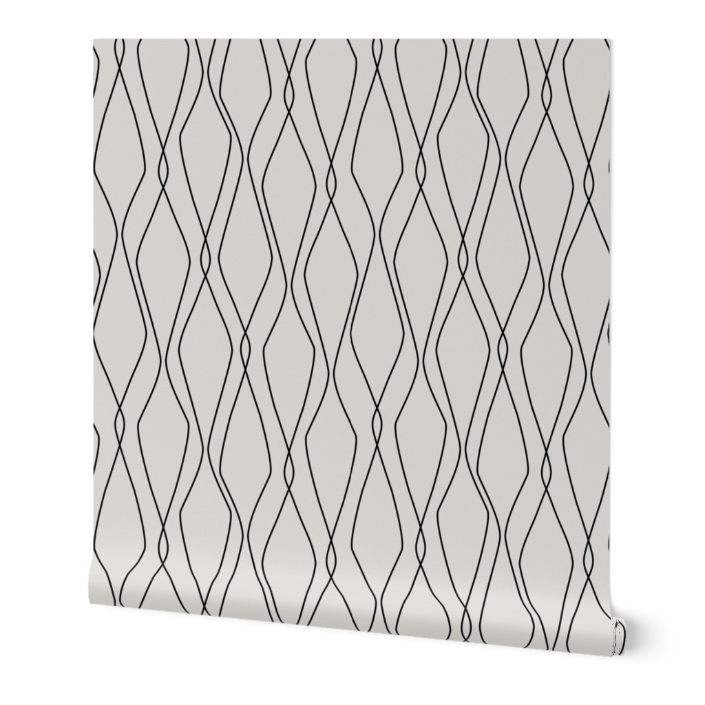 Fuge - Geometric Warm Grey / Neutral Beige