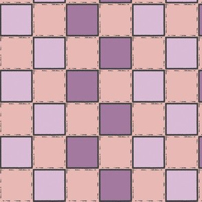 purple checker pink checker 