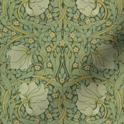 William Morris ~ Antiqued Pimpernel ~ Original ~ Medium