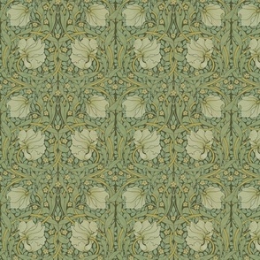 William Morris ~ Antiqued Pimpernel ~ Original ~ Medium