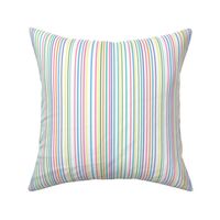 Multicolor pastel skinny stripes 