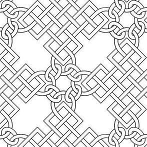 Elizabethan Blackwork Knotwork