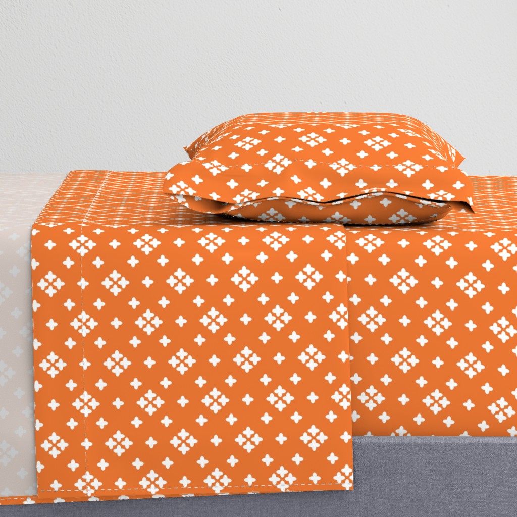 orange // plus cross coordinate kids baby swiss cross