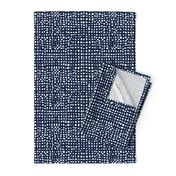 grid // weave navy blue coordinate kids baby nursery grids