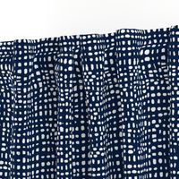 grid // weave navy blue coordinate kids baby nursery grids