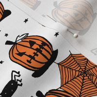 pumpkins // halloween kids cute scary spooky october fall autumn fabric