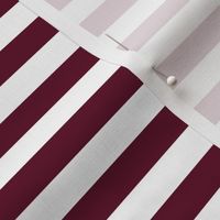 stripes // burgundy and white half inch stripes nursery baby kids