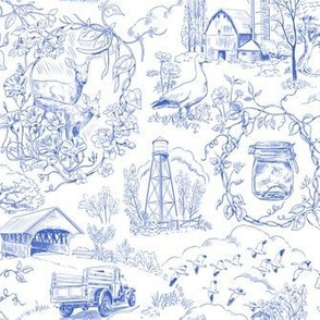 Country Living Toile