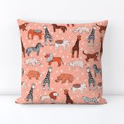 jungle // safari animals kids baby cute cheetah elephant giraffe zoo 