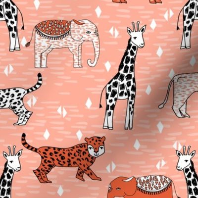 jungle // safari animals kids baby cute cheetah elephant giraffe zoo 