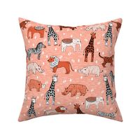 jungle // safari animals kids baby cute cheetah elephant giraffe zoo 