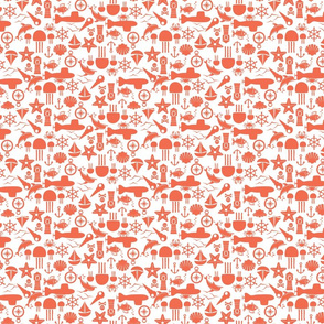 Nautical Collage - Coral