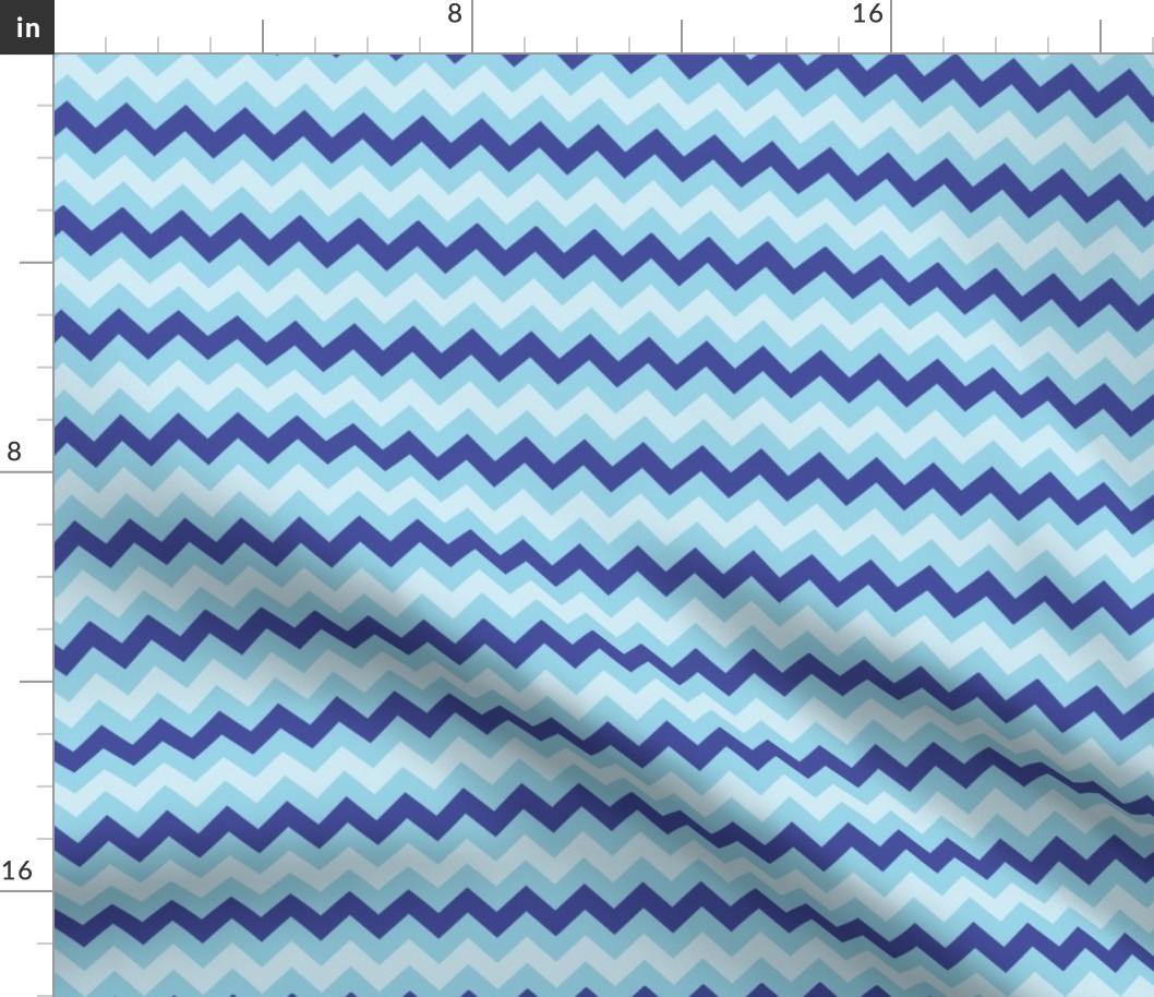 Blue Chevrons