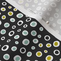 Dew Drops - Geometric Dot Black