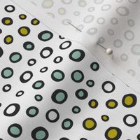 Dew Drops - Geometric Dot White