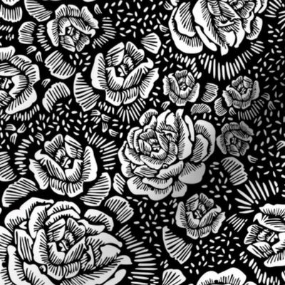 rose remix - black/white