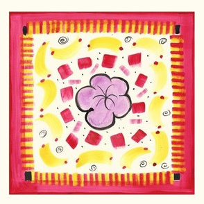 Magenta Handkerchief