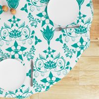 Floral Damask RGB-00afa8