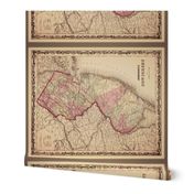 Vintage New Jersey map, small (FQ)