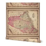 Vintage Maine map, small (FQ)
