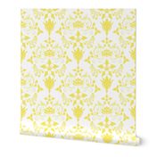 Floral Damask Yellow RGB-f9ea62