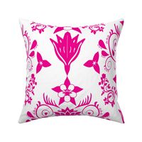 Floral Damask Magenta RGB-EC008C