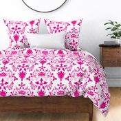 Floral Damask Magenta RGB-EC008C