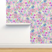 Paisley Watercolor Brights