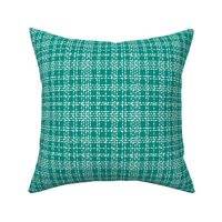 Skipping Stones - Geometric Dot Plaid Teal