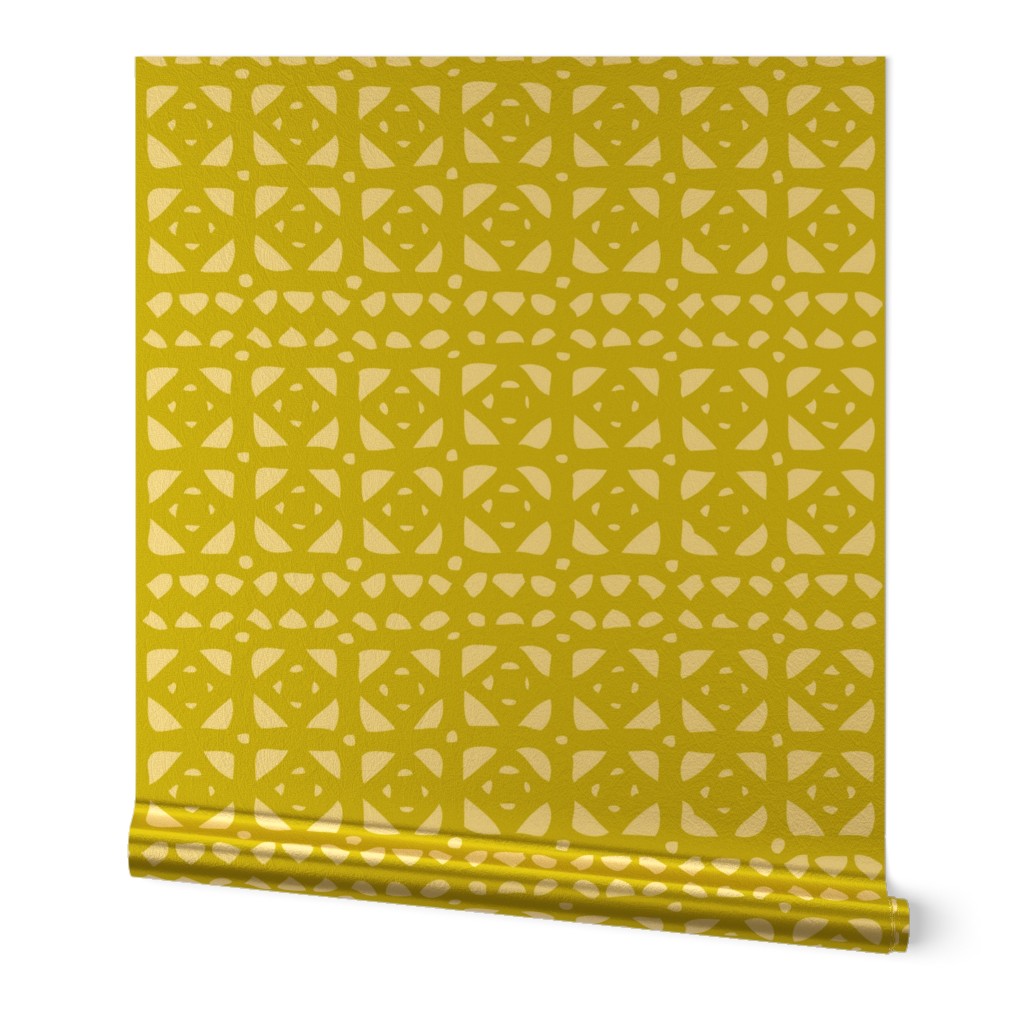 Veranda - Geometric Yellow Green