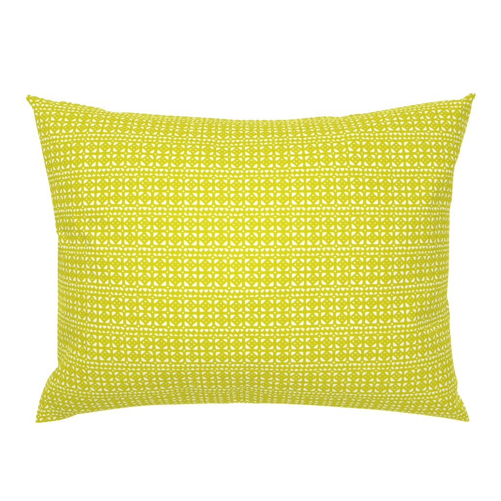 Veranda - Geometric Yellow Green