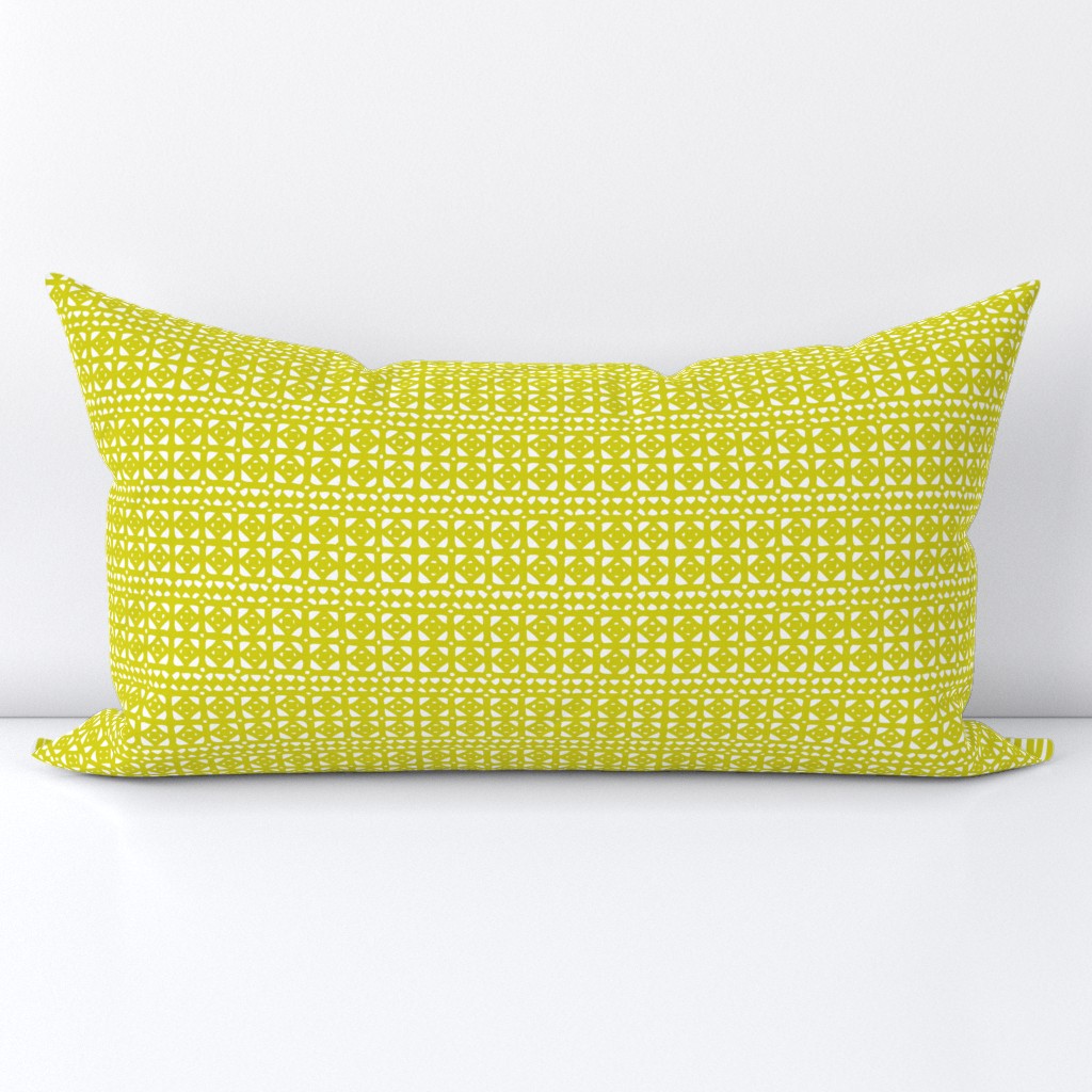 Veranda - Geometric Yellow Green