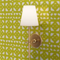 Veranda - Geometric Yellow Green