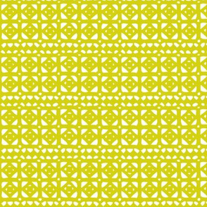 Veranda - Geometric Yellow Green