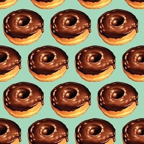 Chocolate Donut - Teal