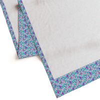  Light blue and purple spring floral - tiny