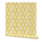 Diamond In The Rough - Geometric Yellow