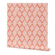 Diamond In The Rough - Geometric Pink Coral